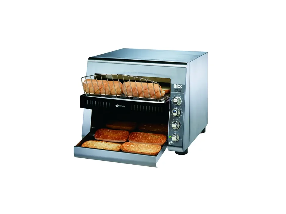 Toaster de esteira elétrico para pães